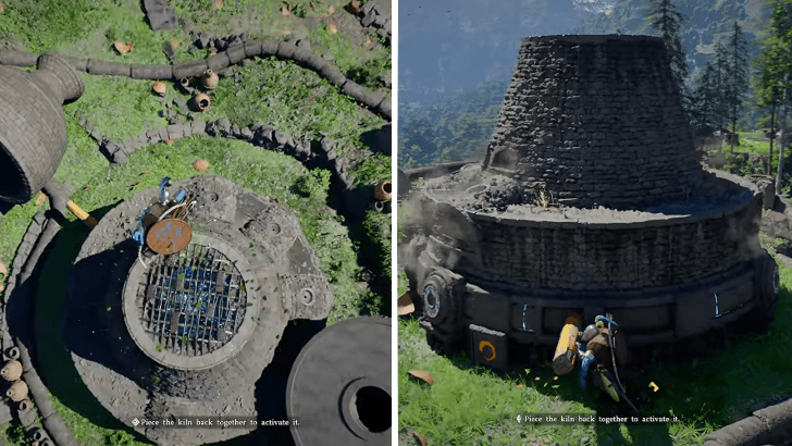 Force Palm and Actiating the Kiln