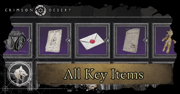 List of All Key Items