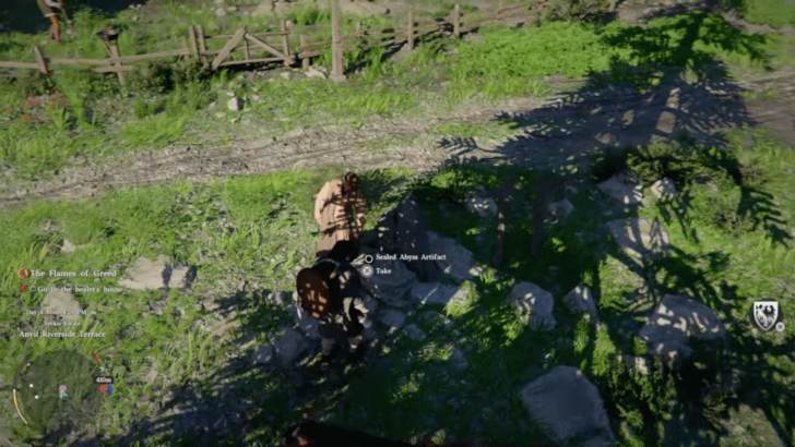 Sliding Down the Slope Sealed Abyss Artifact Map Location