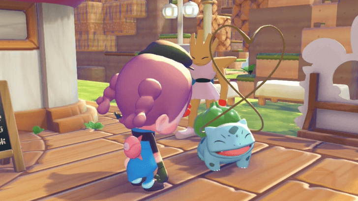 Bulbasaur at the Pokemon Center