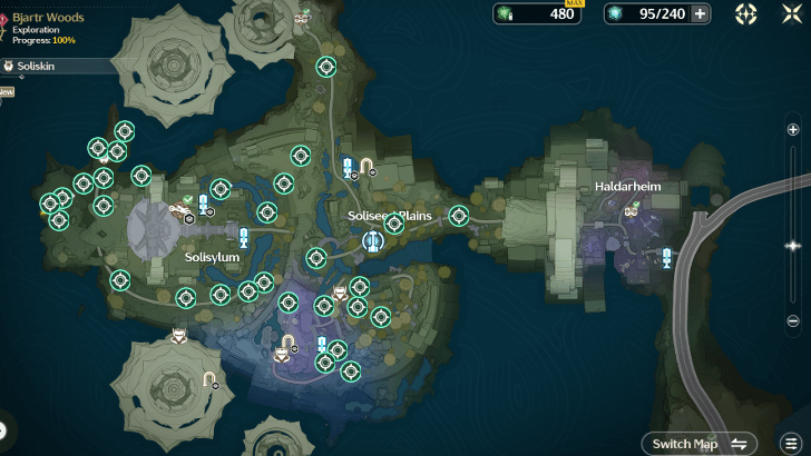 Wuthering Waves Sound of True Name - Bjartr Woods Farming Route