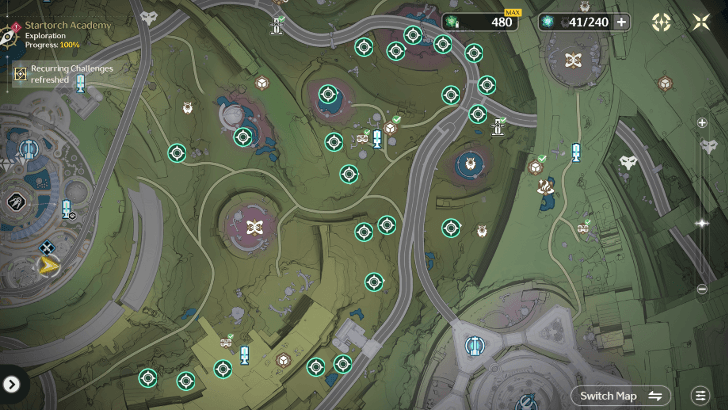 Wuthering Waves Sound of True Name - Etching Plains Farming Route 2