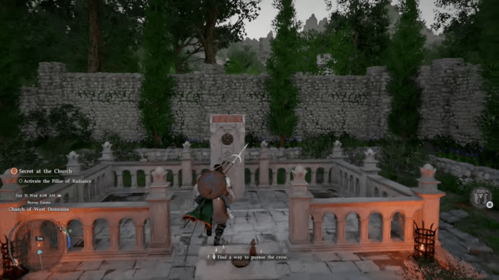 Activate the Pillar of Radiance