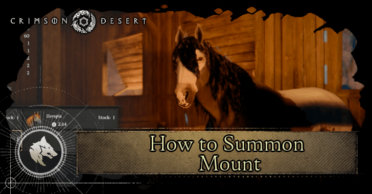 How to Summon Mount - Banner