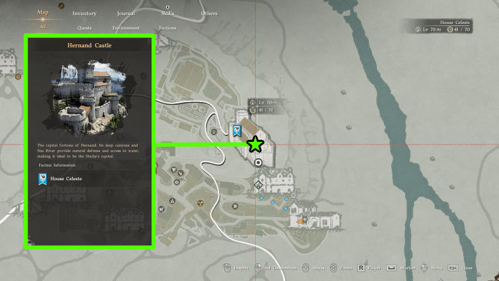 Hernand Castle Location