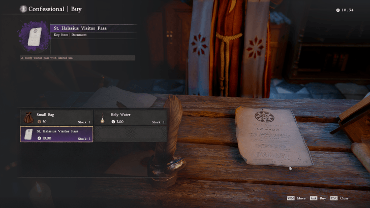 St. Halssius Visitor Pass