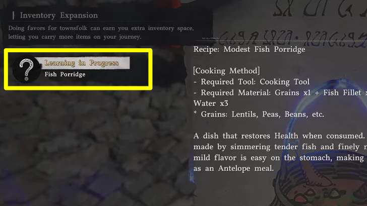 Read Recipe to Learn It