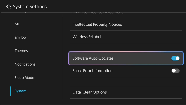 Enable Software Auto-Updates