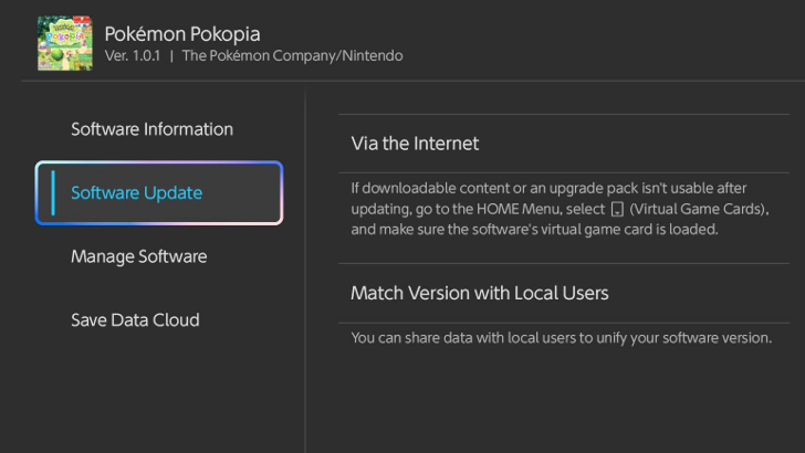 Software Update via the Internet