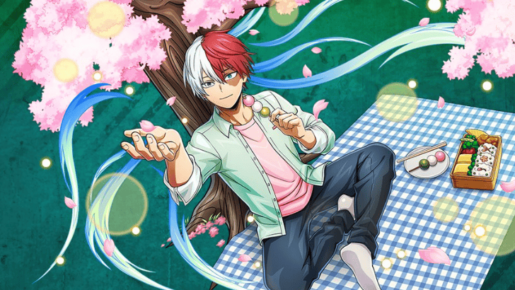 MHA Petal Breeze Shoto Todoroki