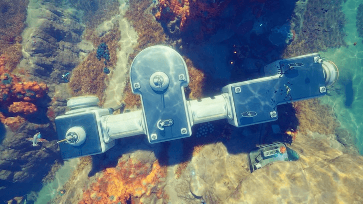 The underwater base