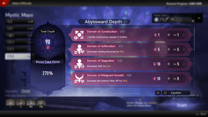 Abyssward Depth