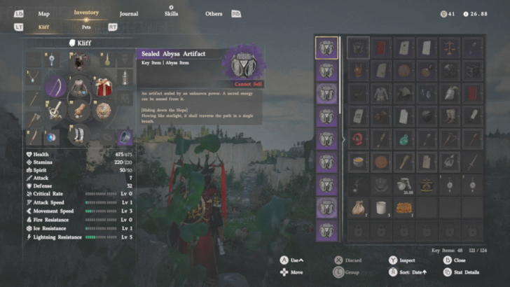 Sealed Abyss Artifacts Inventory.png