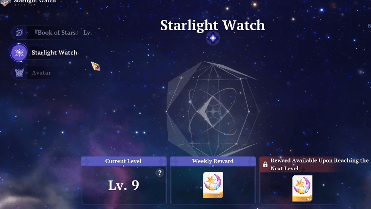 Starlight Watch Weekly Rewards