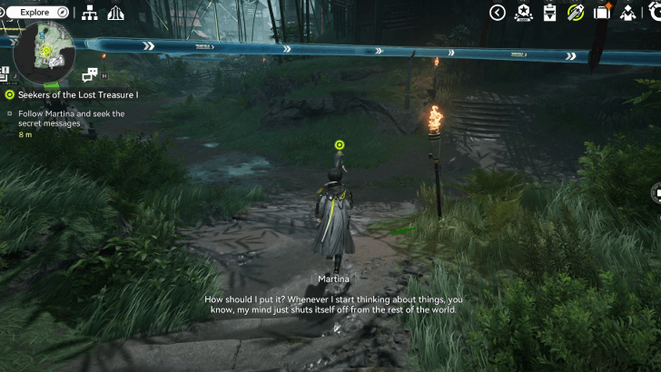 Follow Martina and Seek the Secret Messages