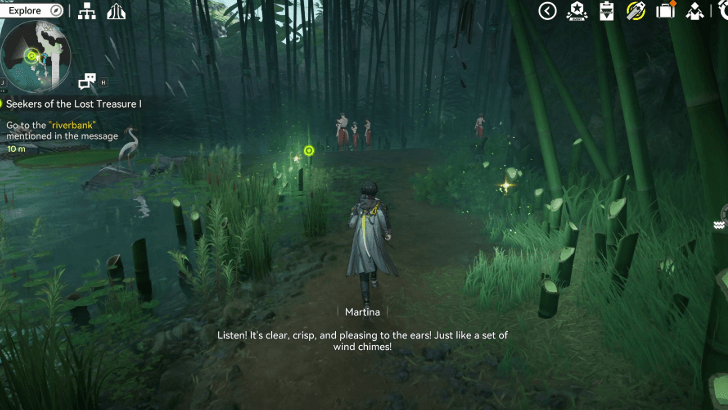 Go the Riverbank Mentioned in the Message