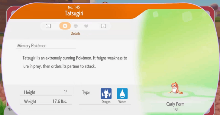 Curly Form Tatsugiri