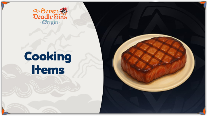 7DSO - Cooking Items