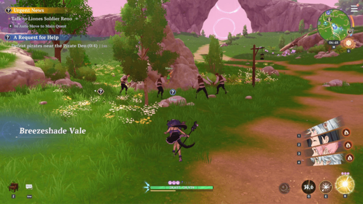 A Request for Help` Overworld