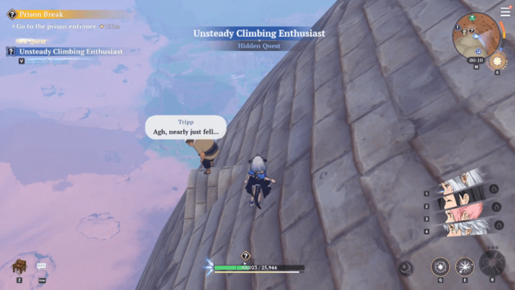 Unsteady Climbing Enthusiast` Overworld