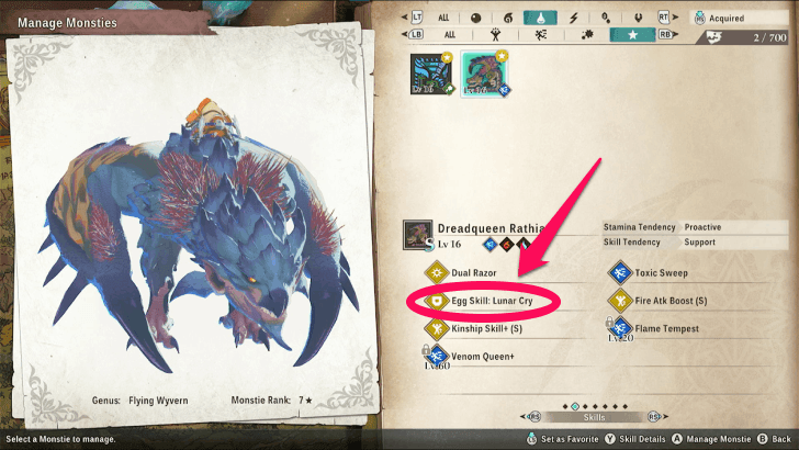 Dreadqueen Rathian Egg Skill.png