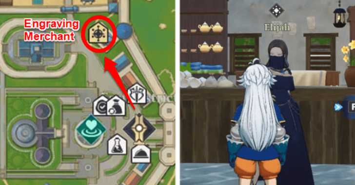 engraving merchant map split