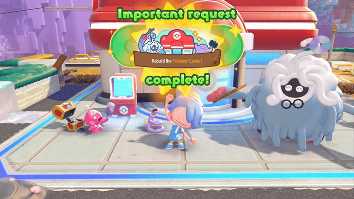 Rebuild the Pokemon Center