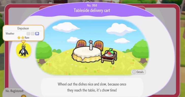 Tableside delivery cart