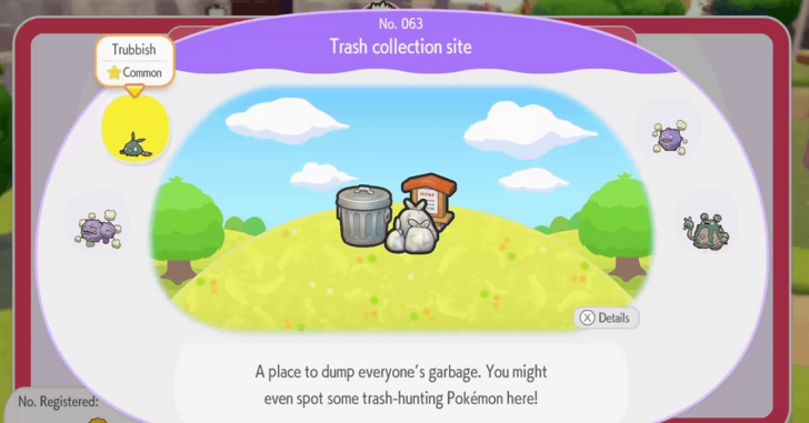 Trash collection site