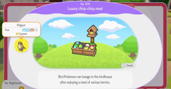 Luxury chirp-chirp meal