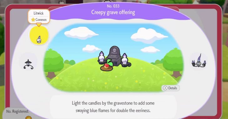 Creepy grave offering