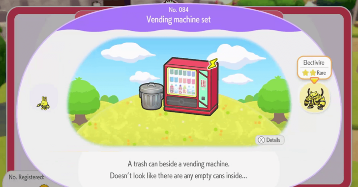 Vending machine set
