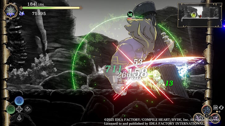 Ariana fighting plenty of enemies and triggering an elemental explosion