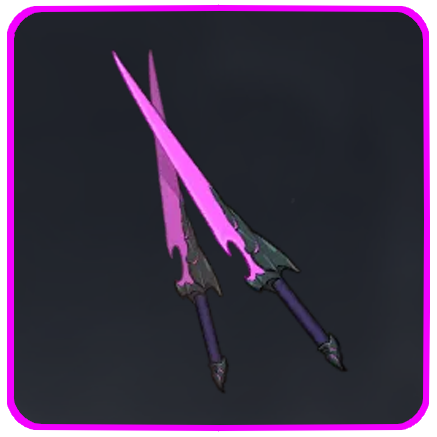 Seven Deadly Sins Origin- Jet-black Dual Swords