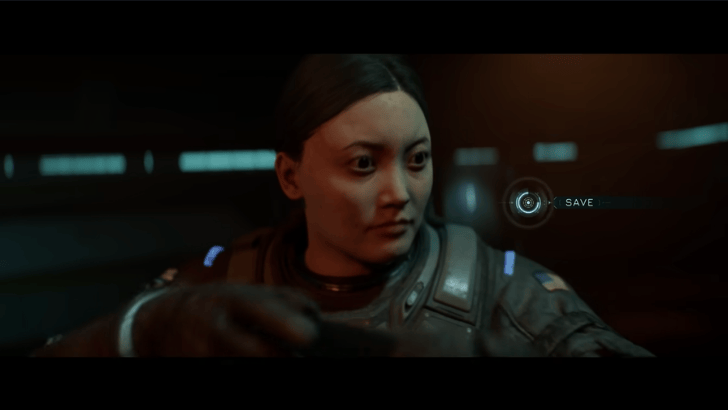 Directive 8020 character with the save option floating beside them