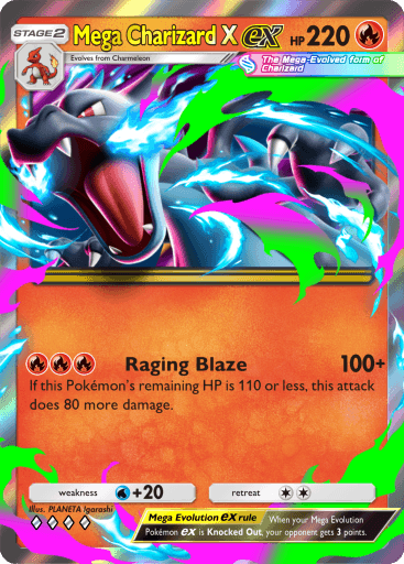 Mega Shine Mega Charizard X ex