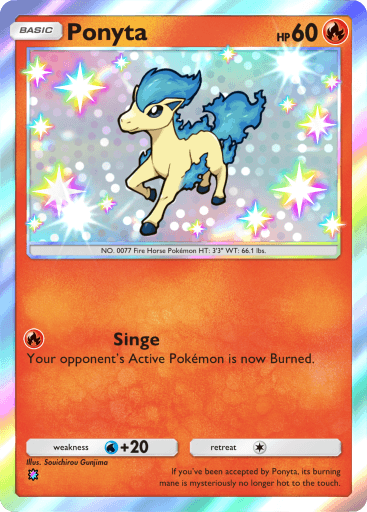 Mega Shine Shiny Ponyta