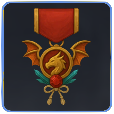3 Star Merit Medal Icon