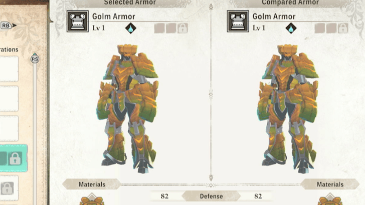 Golm Armor Stats