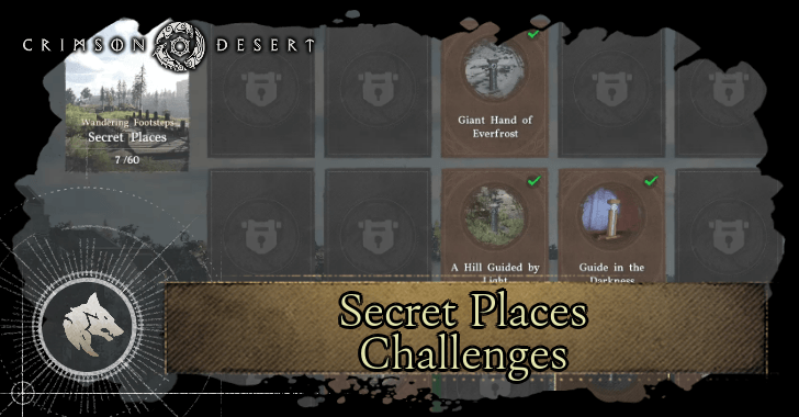 Secret Places Challenges