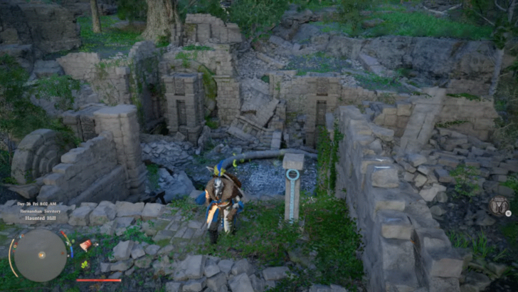 Haunted Hill Ruins location