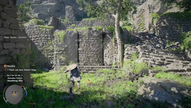 Meandering Hills Ruins location