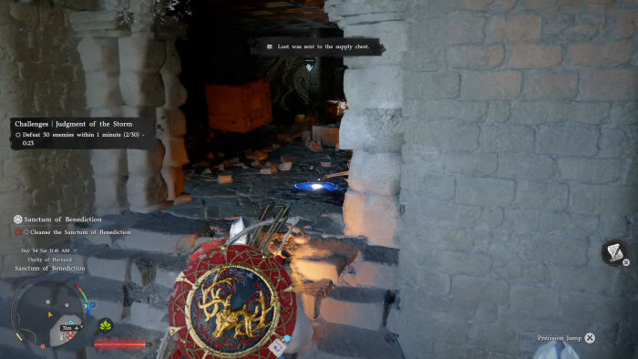 Sanctum of Benediction Cube Piece in Hallway Room