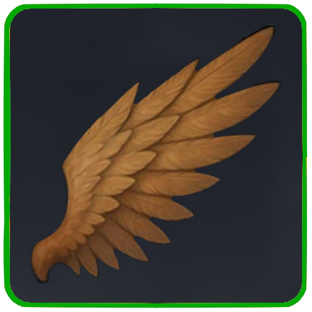 Seven Deadly Sins Origin- Whole Harpy Feather