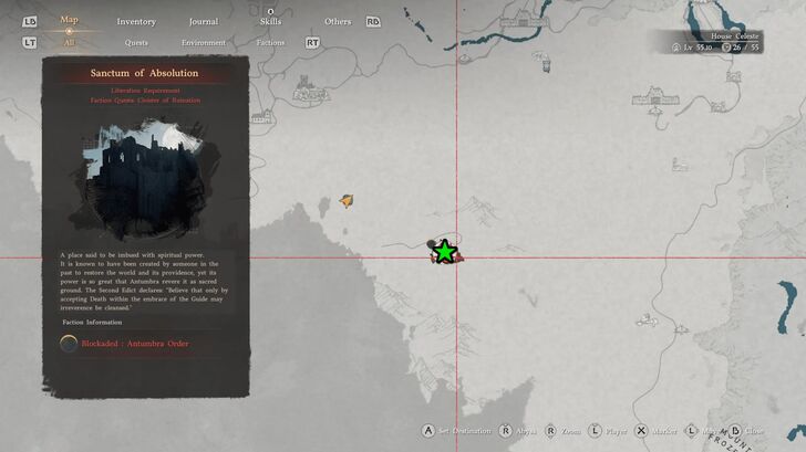 Sanctum of Absolution in Map Starred