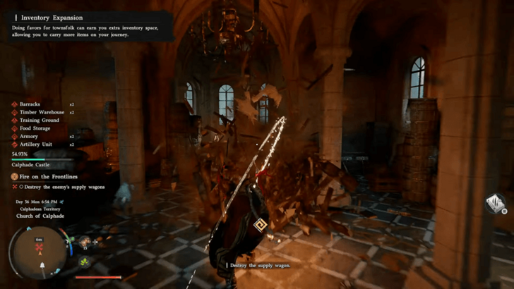 Destroying the Supply Wagon