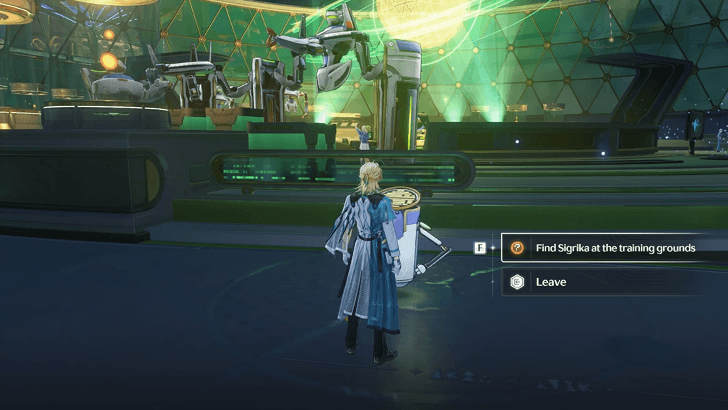 Enter the Training Grounds to Find Sigrika