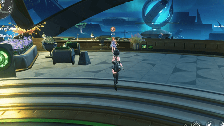 Talk to Sigrika at the Rooftop