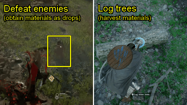 Gathering Crafting Materials