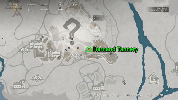 Hernand Tannery Map
